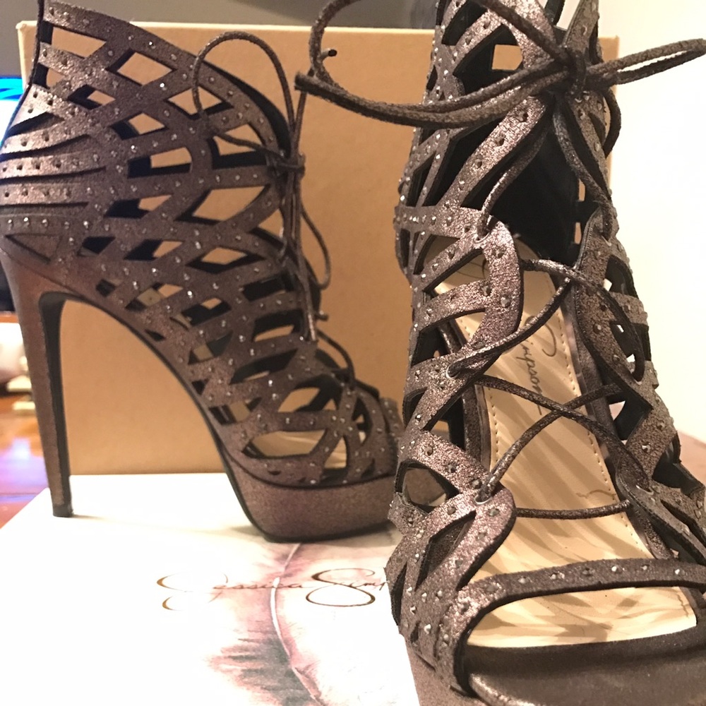 Jessica Simpson Lace-Up Heels