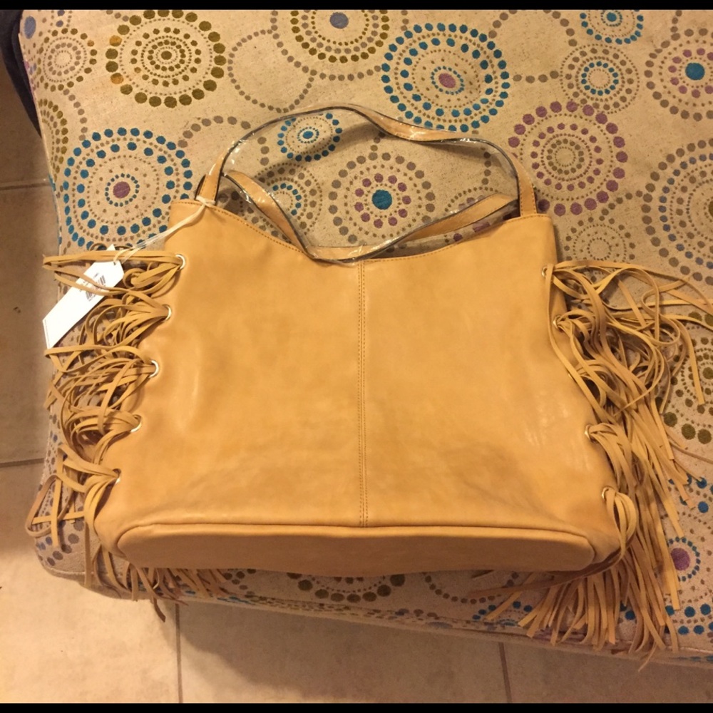 Purse with fringe