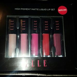 💋Elle high pigment matte liquid lip set NEW💋