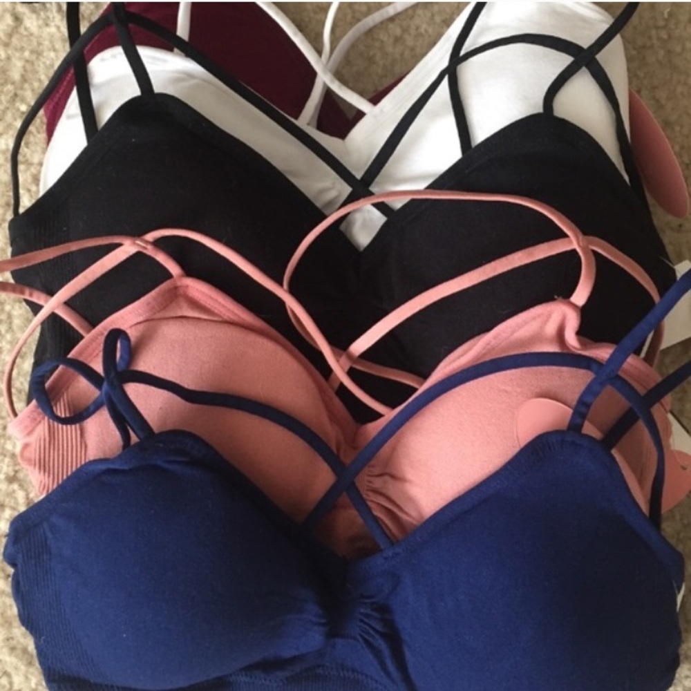Assorted caged bralette colors! Qty:6