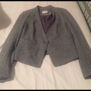 Women's cotton/wool blend blazer