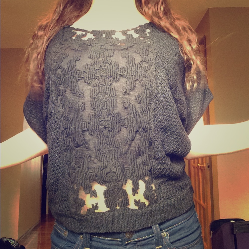Philosophy lace sweater