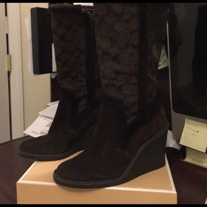 Coach winter boots