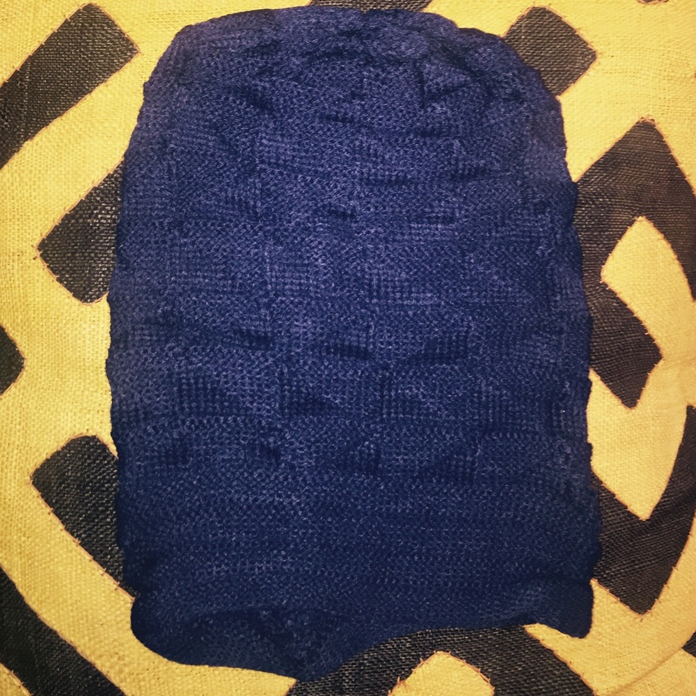 New Blue Bohemian Slouch Beanie