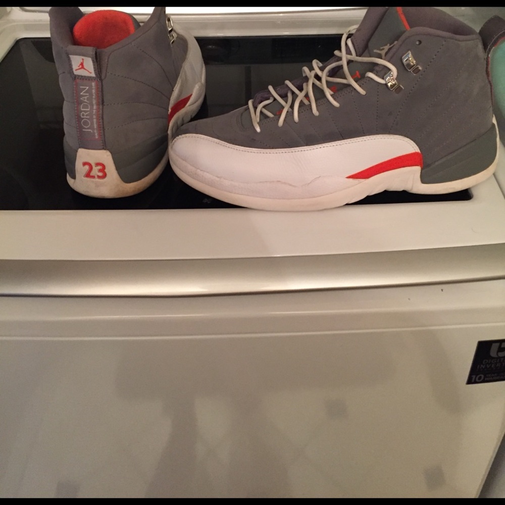 Jordan 12 cool grey 2012 release.