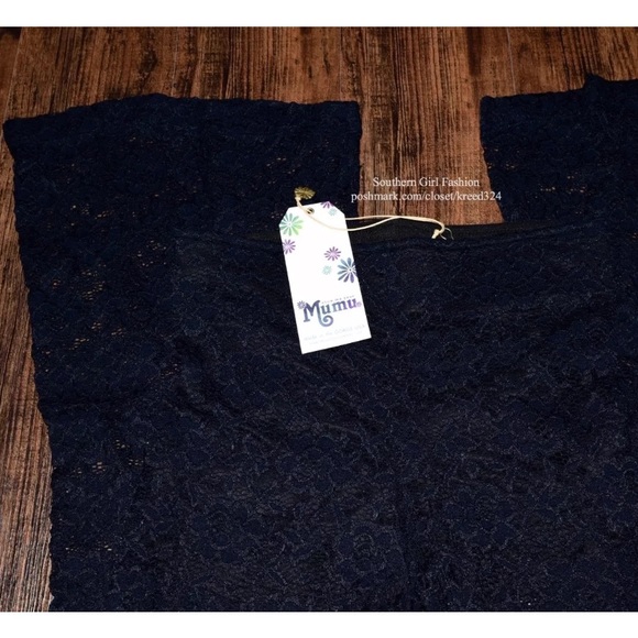 SHOW ME YOUR MUMU Flares Stretchy Long Draped Pant - Picture 6 of 8