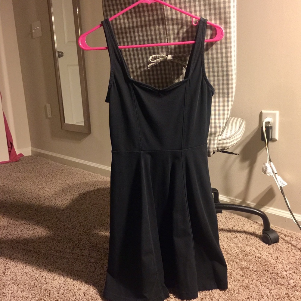 Small black Express dress above knee length
