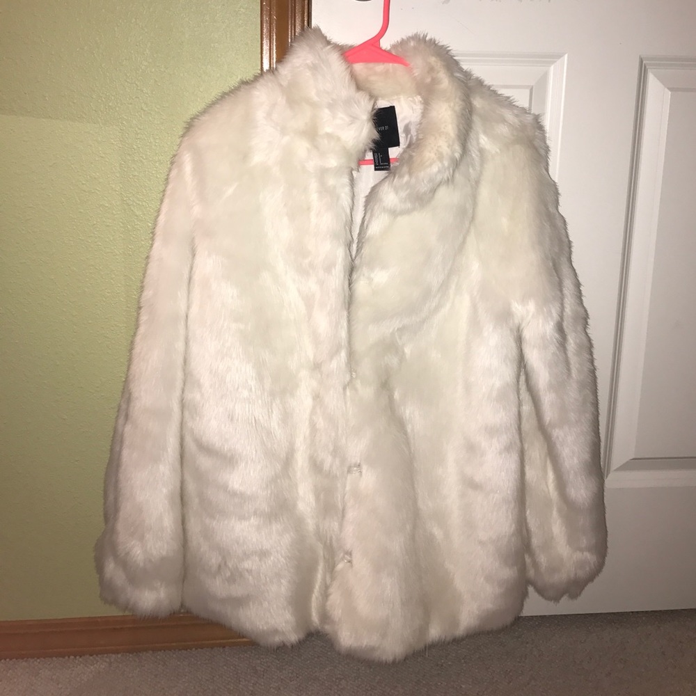 Faux fur coat