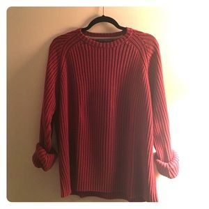 Handsome red sweater