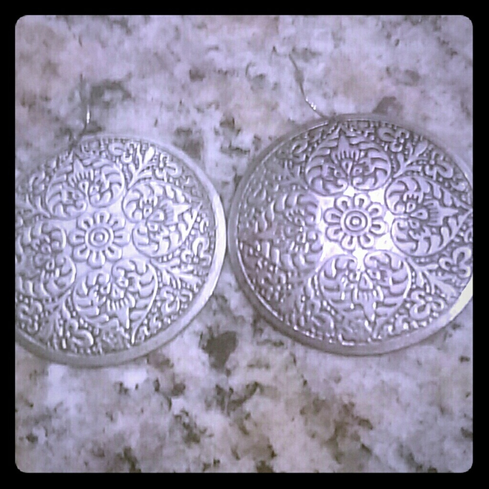 Large Medallion Earrings