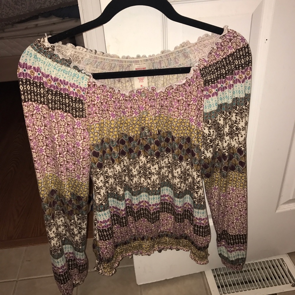off the shoulder shirt