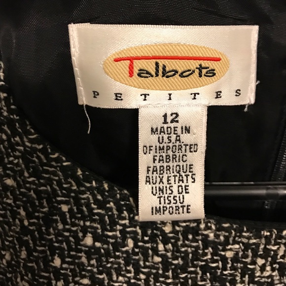 Talbots Short Sleeve Work Dress - Picture 3 of 3