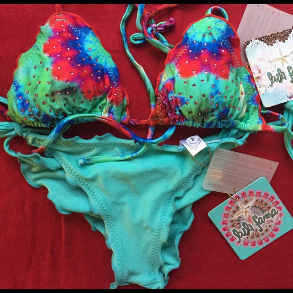 Luli fama bikini top only!