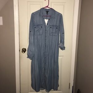 Denim Shirt Dress