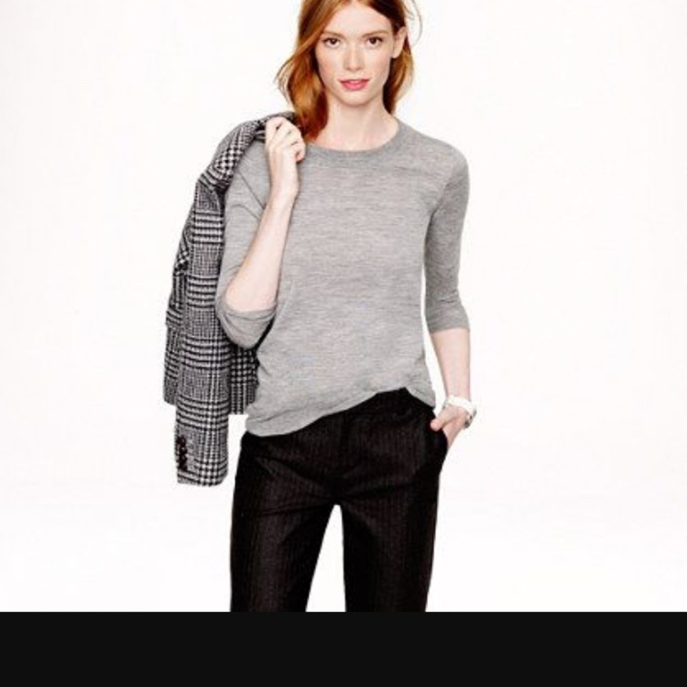 Jcrew heather grey xs