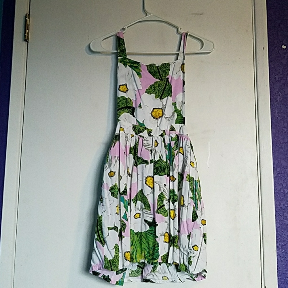 Floral swimsuit cover-up