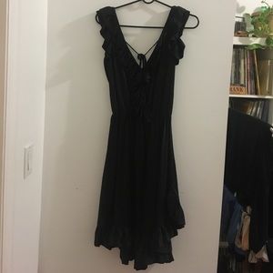 Sexy Alexander McQueen Black Dress