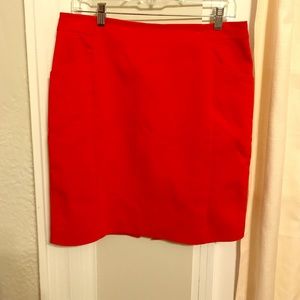 Vibrant Orange/Red  H&M skirt