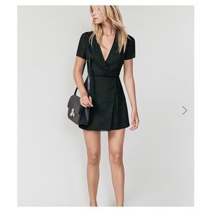 Reformation Dime Dress Emerald Green Size 2