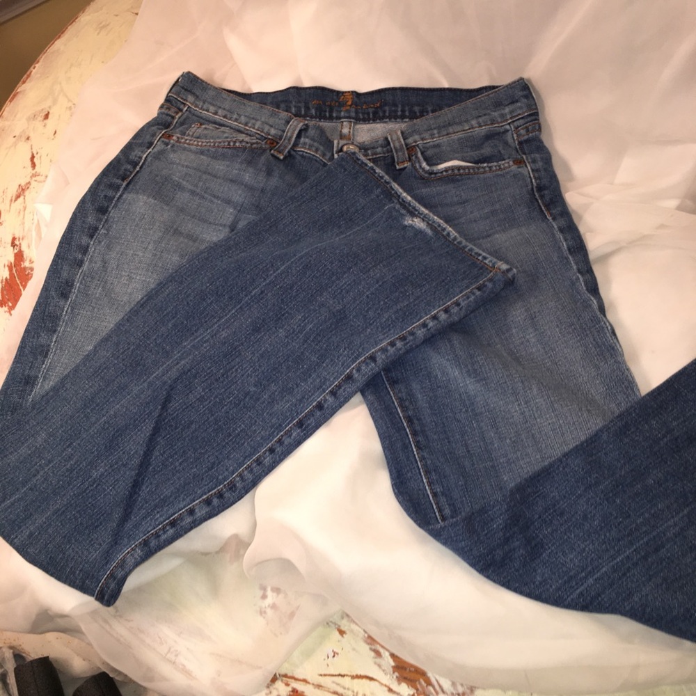 7 for all mankind bootcut jeans women's sz28