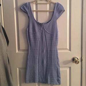 Baby blue Bebe dress
