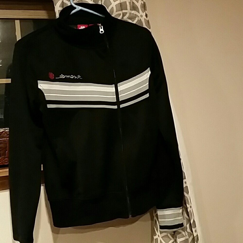 Element side zip track jacket