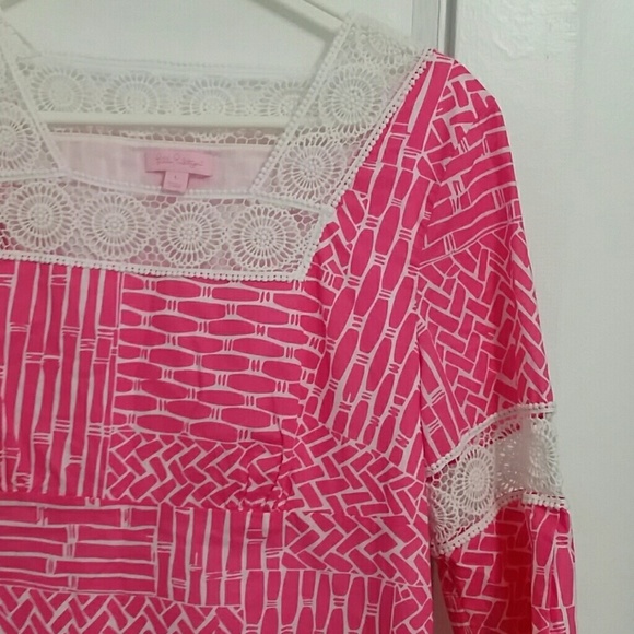 Lilly Pulitzer Dresses & Skirts - Lilly Pulitzer nearly new pink and white dress
