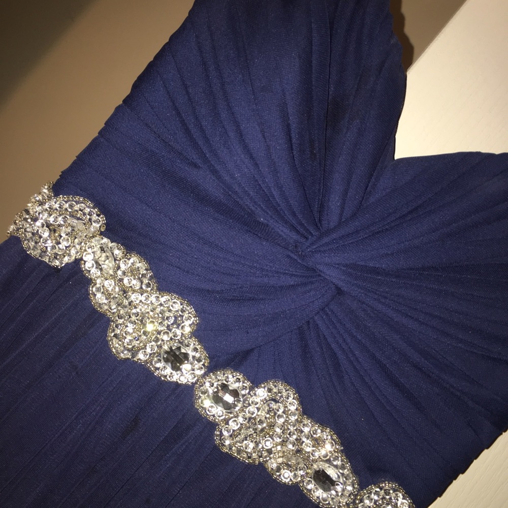 Navy prom dress