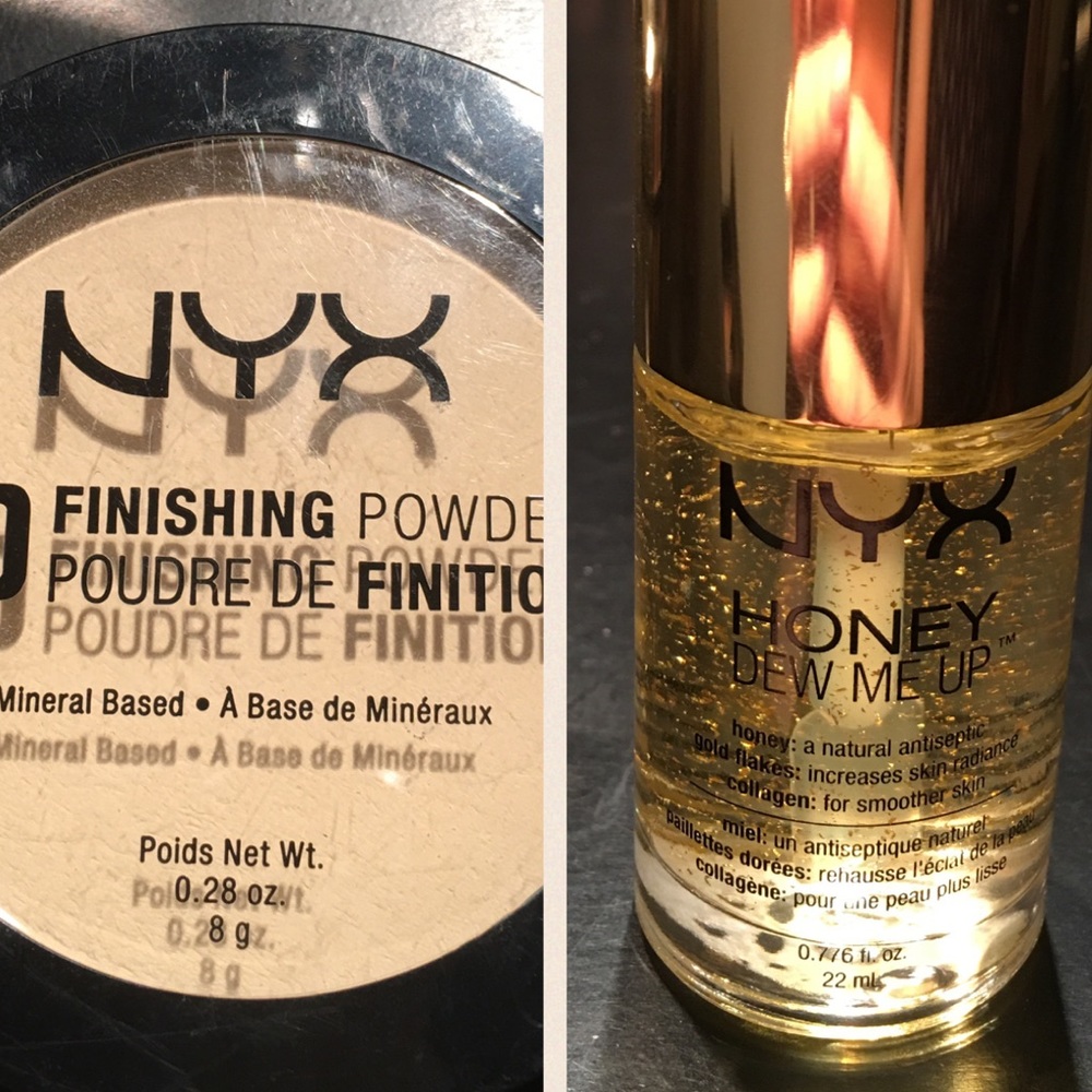NYX Combo- Finishing Powder and Honey Dew Me Up