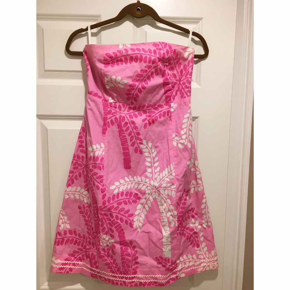 Lilly Pulitzer Strapless Tie-Back Dress