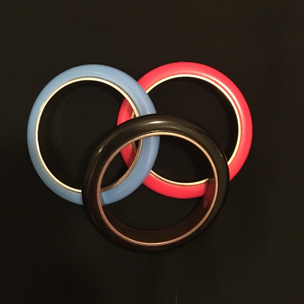 Set of 3 bangle bracelets