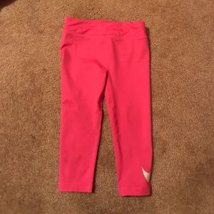 Pink Nike leggings