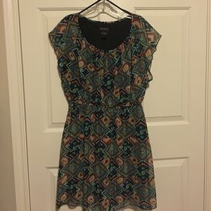 Aztec Print Dress