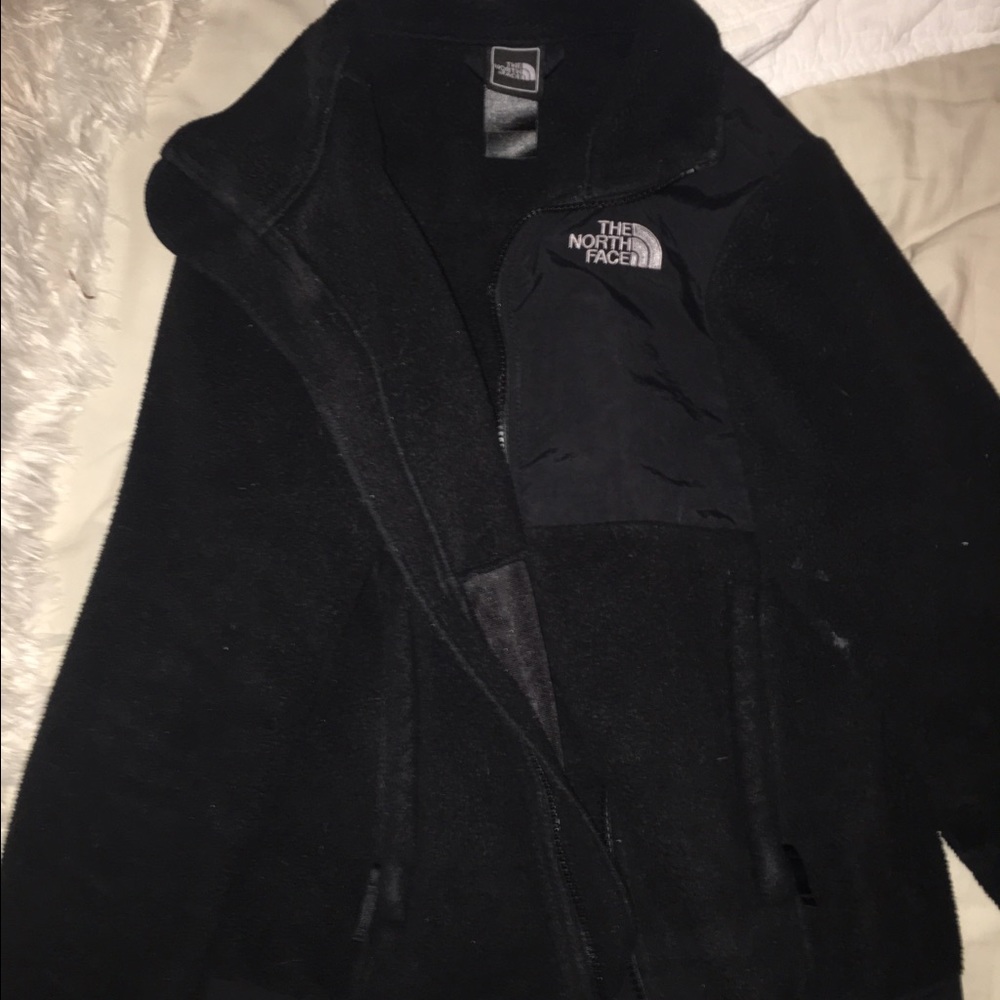 Black womens north face fleece
