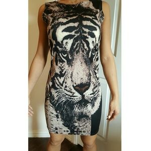 Animal print dress