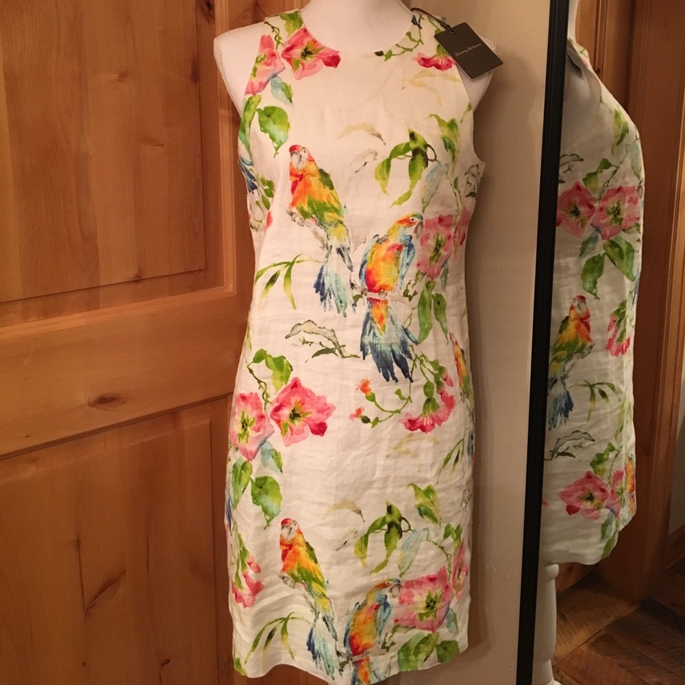 Tommy Bahama Linen Shift Dress. Size 6 NWT
