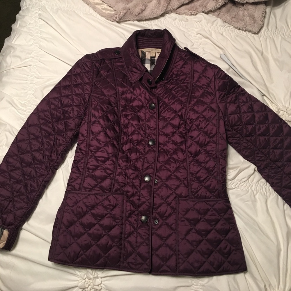 Burberry quilted coat