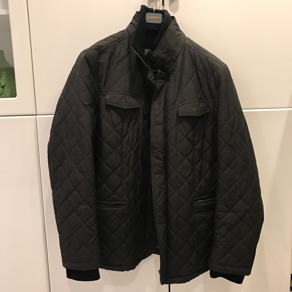 Evanti black men's coat
