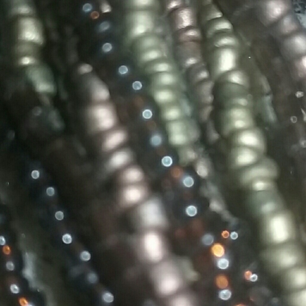 String Bead Necklace - Picture 4 of 4