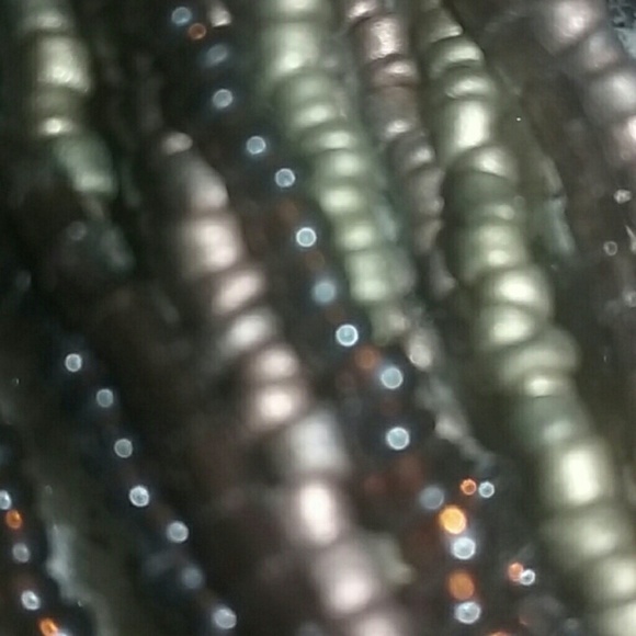 String Bead Necklace - Picture 4 of 4