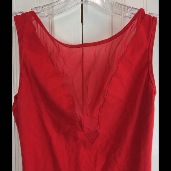 Red American Apparel Dress - Picture 2 of 4