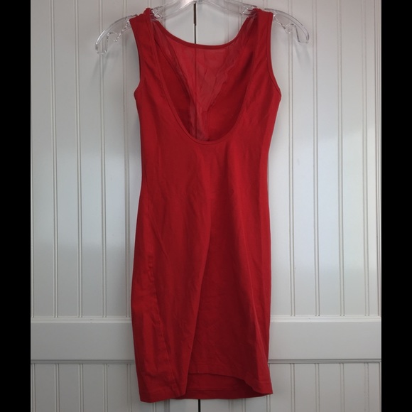 Red American Apparel Dress - Picture 3 of 4