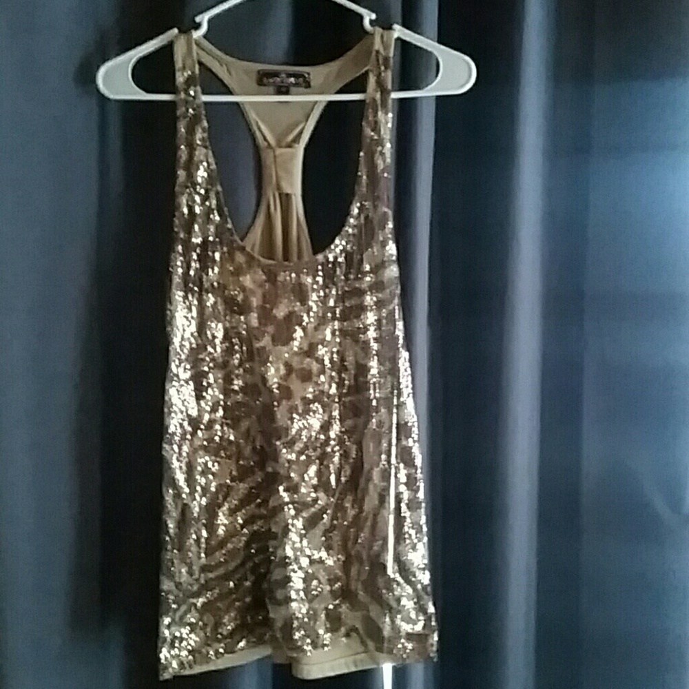 Sequin racer back