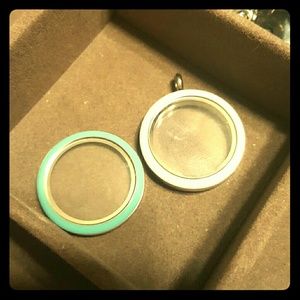 Origami Owl large twist Locket Base & Faces 🦉