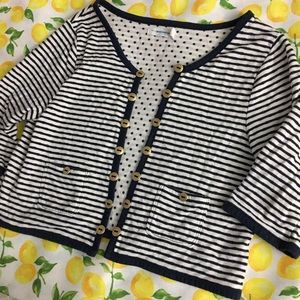 Pilcro Along the Wharf Cropped cardigan