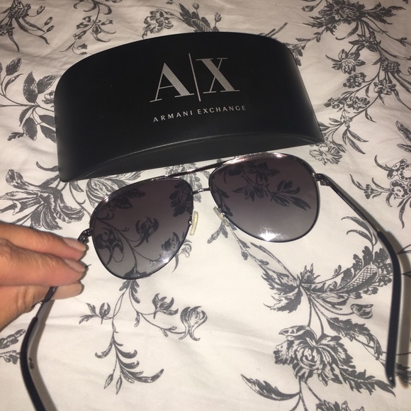 Armani exchange aviator sun glass main image 2