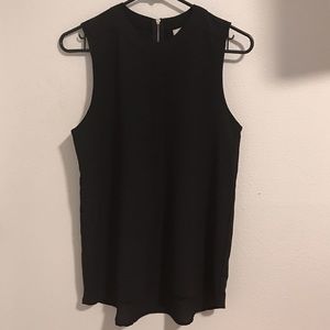 Paper Crane | Black Sleeveless Top