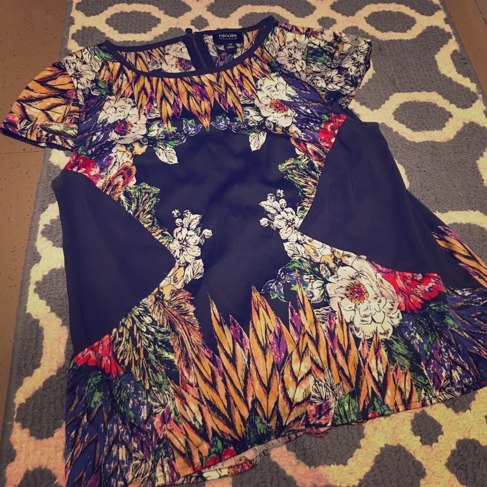 Nicole by Nicole Miller floral blouse