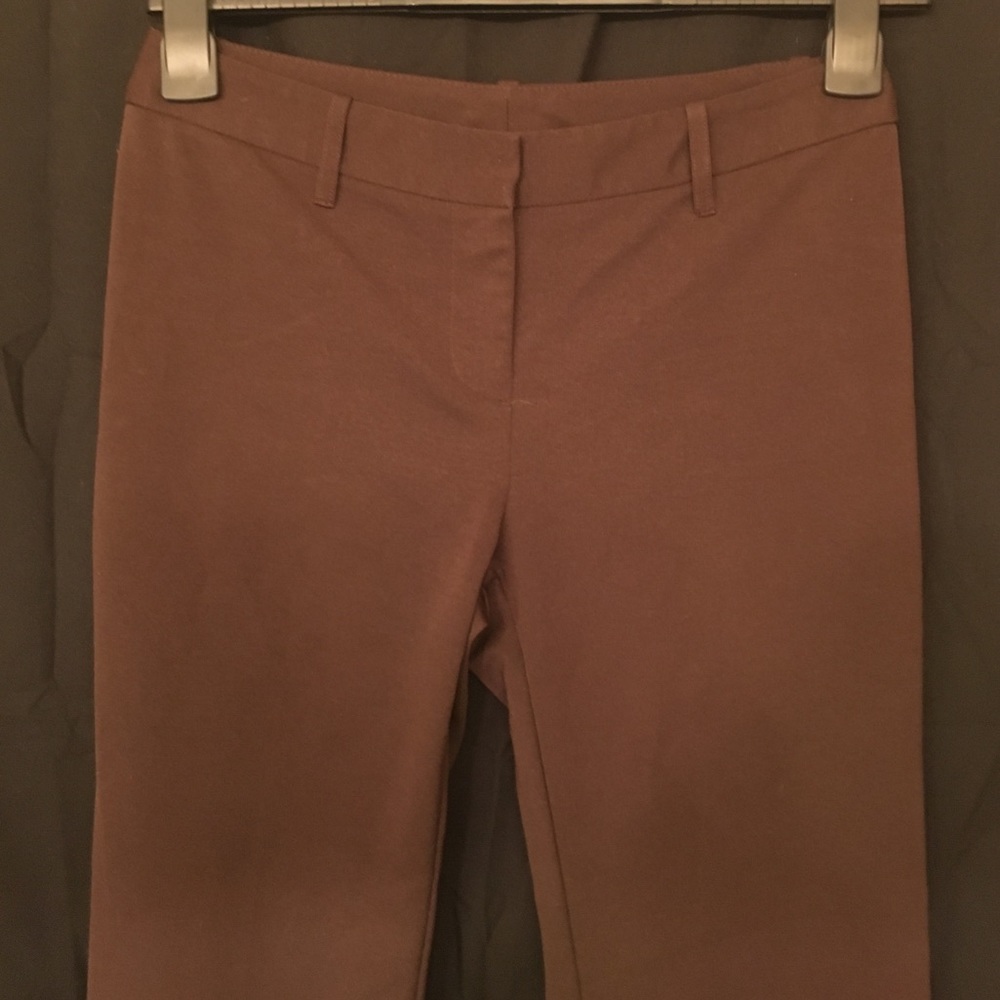 Express Polyester Work Pants; Size 4 Reg Flare Leg - image 1