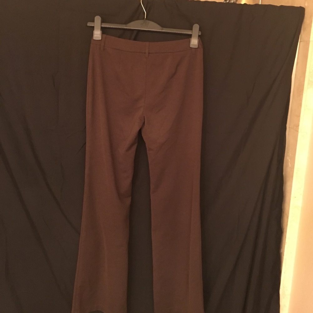 Express Polyester Work Pants; Size 4 Reg Flare Leg - image 6